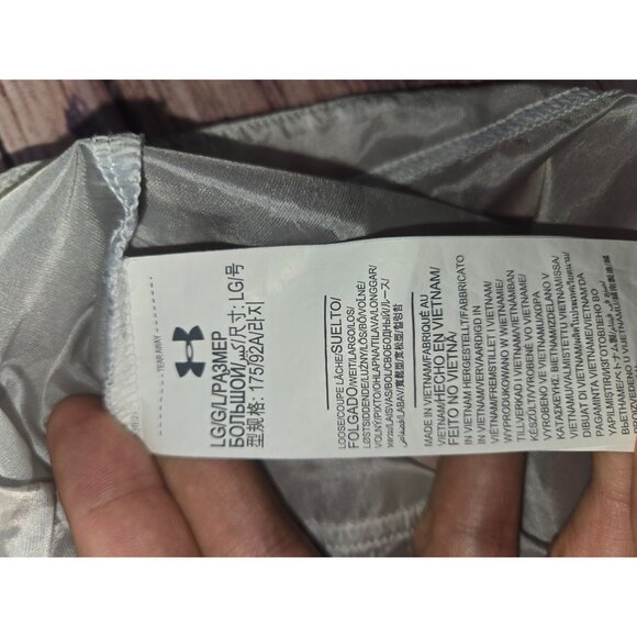 Under Armour Mens Loose Fit Windbreaker Hoodie Large Nylon - Picture 6 of 11